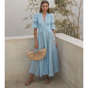 NWT Cult Gaia Willow Maxi Dress in Blue